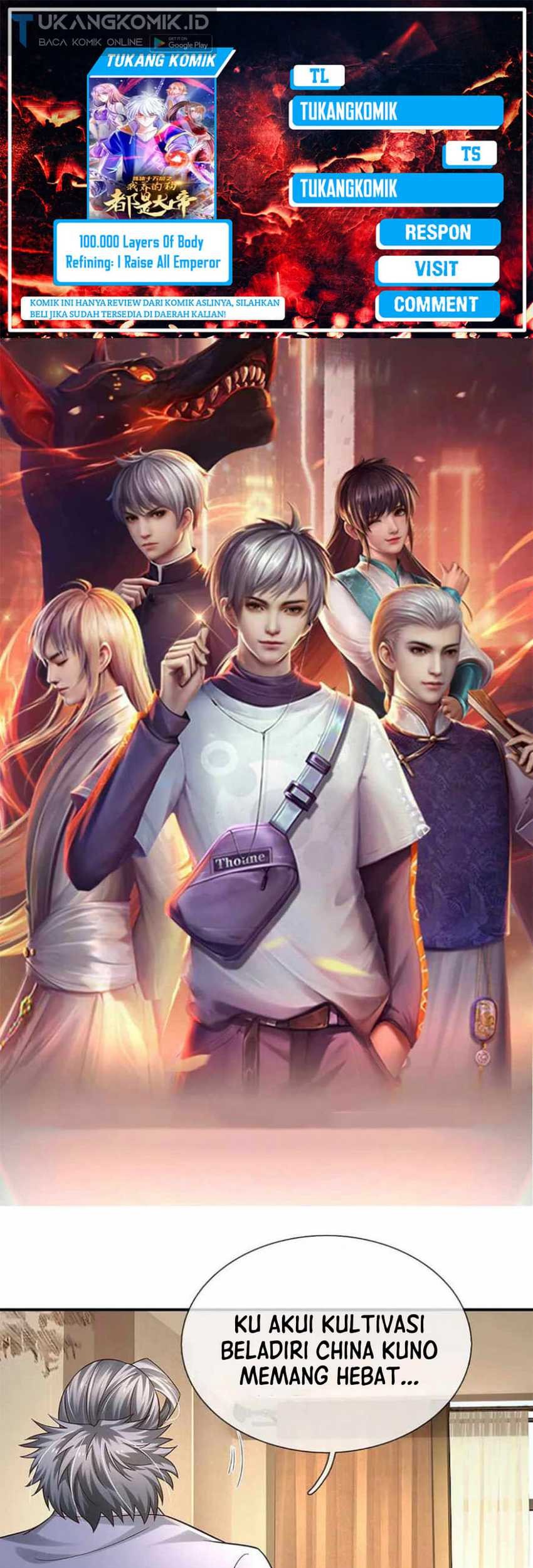 Komik 100.000 Layers Of Body Refining: I Raise All Emperor Chapter 208 gambar 1