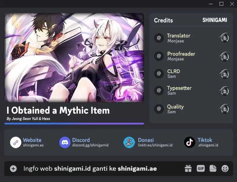 Komik I Obtained a Mythic Item Chapter 95 gambar 1