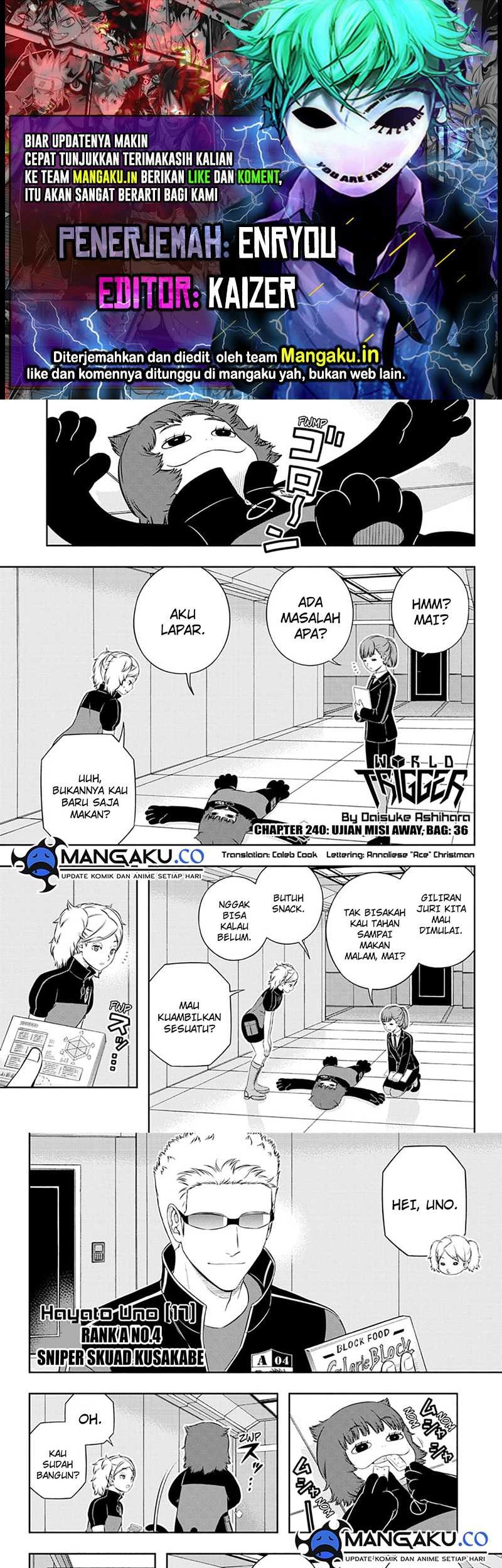 Komik World Trigger Chapter 240.1 gambar 1