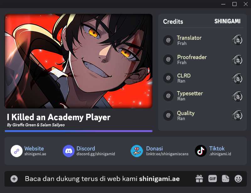 Komik I Killed An Academy Player Chapter 14 gambar 1