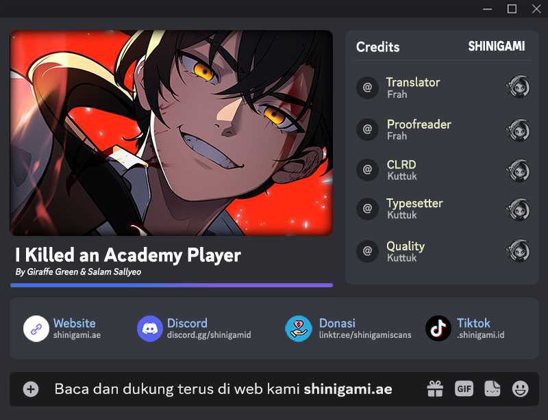 Komik I Killed An Academy Player Chapter 06 gambar 1