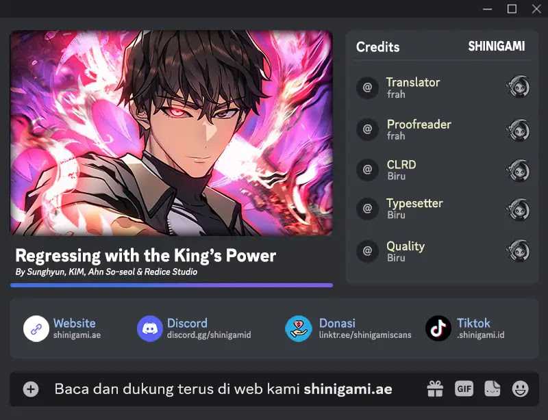 Komik Regressing With The King’s Power Chapter 27 gambar 1