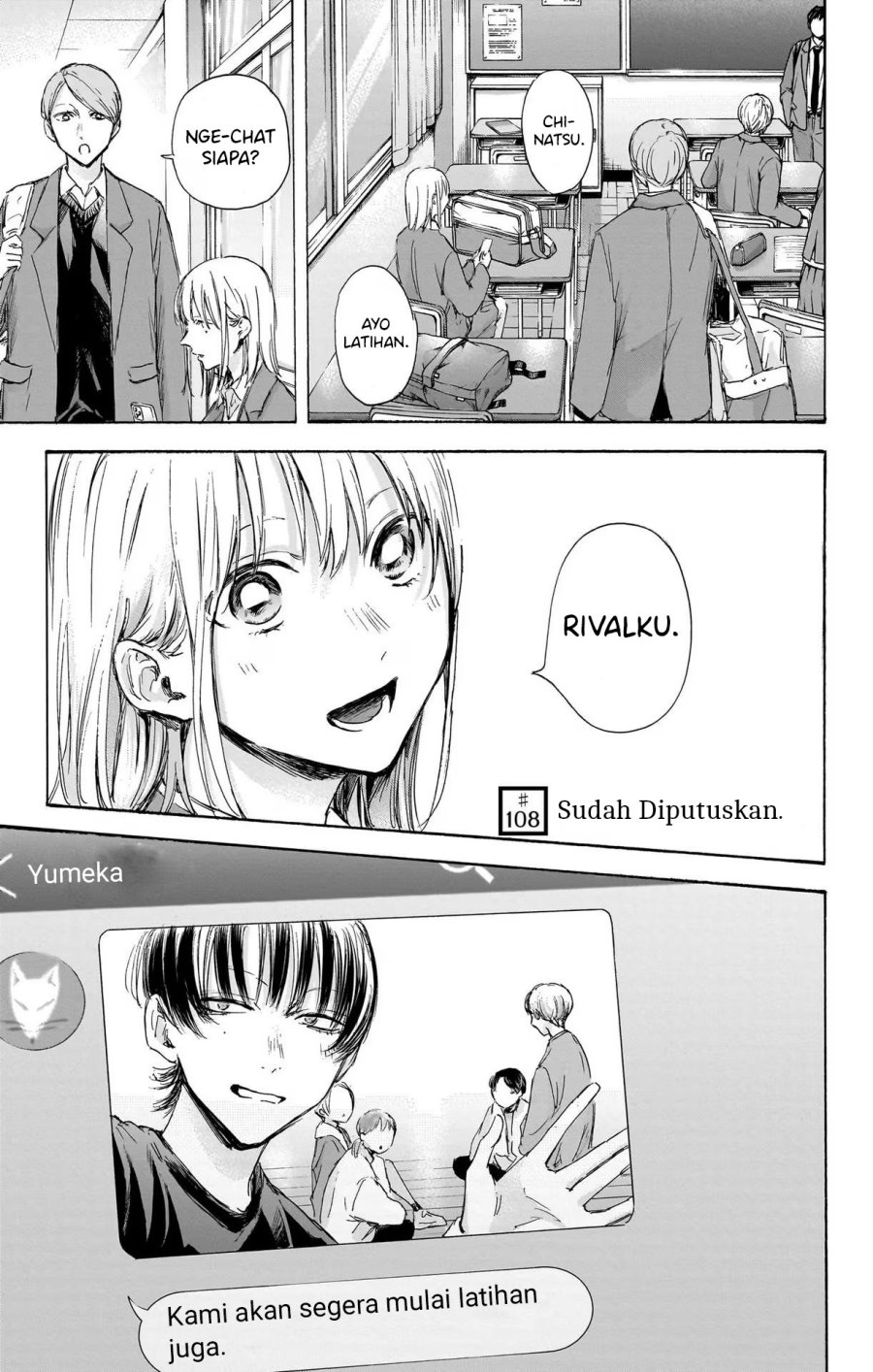 Manga Ao no Hako Chapter 108 gambar 2