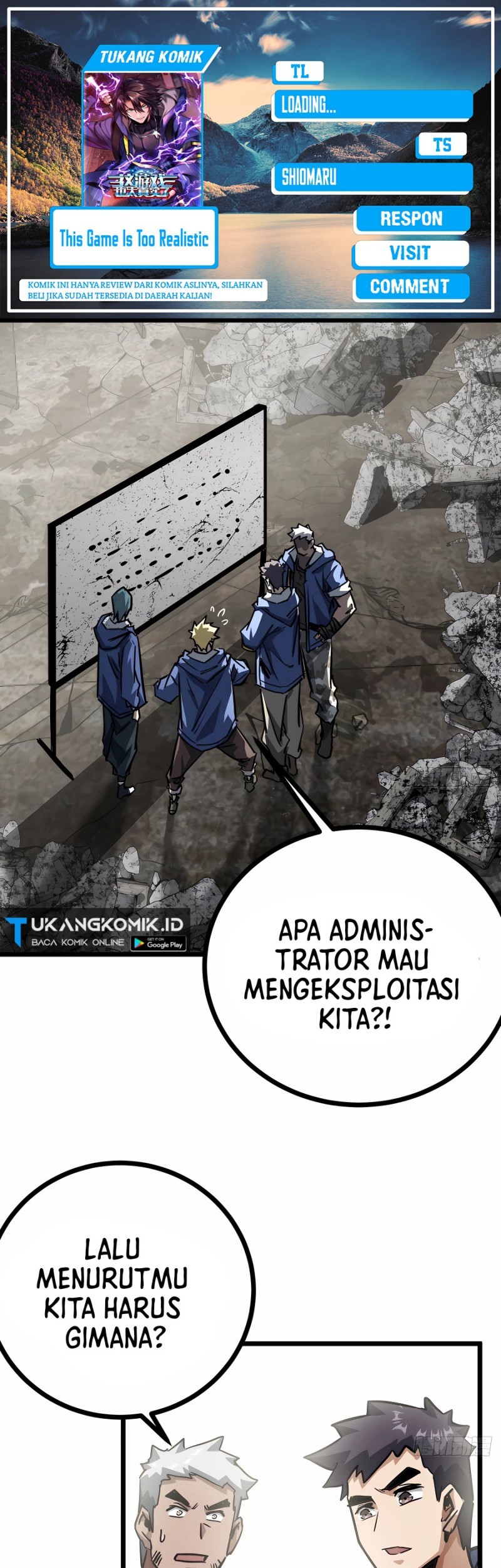 Komik This Game Is Too Realistic Chapter 13 gambar 1