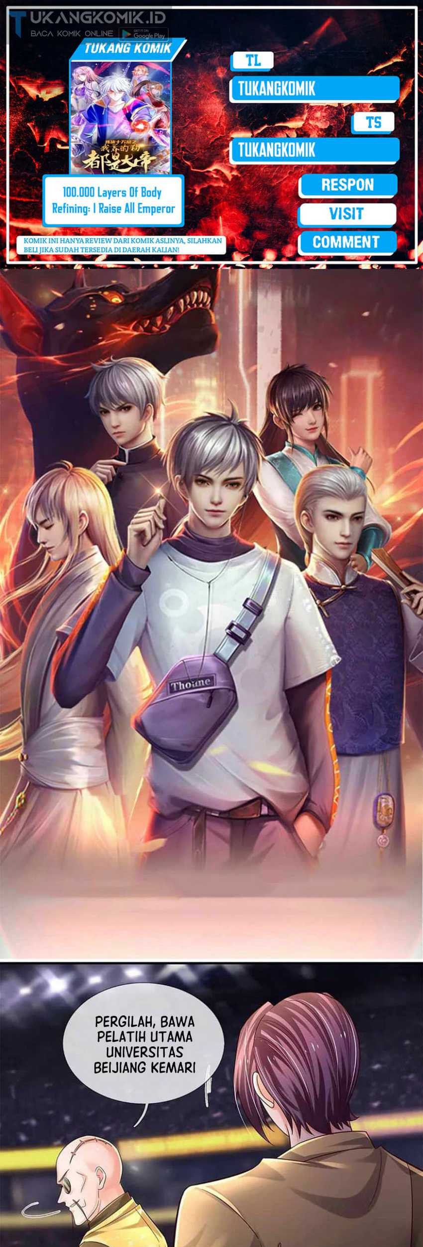 Komik 100.000 Layers Of Body Refining: I Raise All Emperor Chapter 212 gambar 1