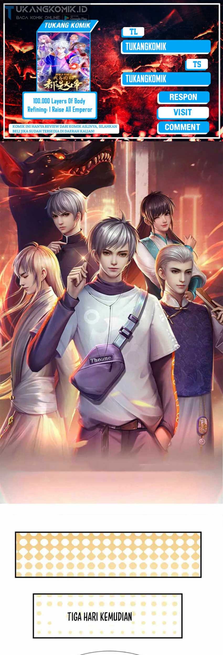 Komik 100.000 Layers Of Body Refining: I Raise All Emperor Chapter 210 gambar 1