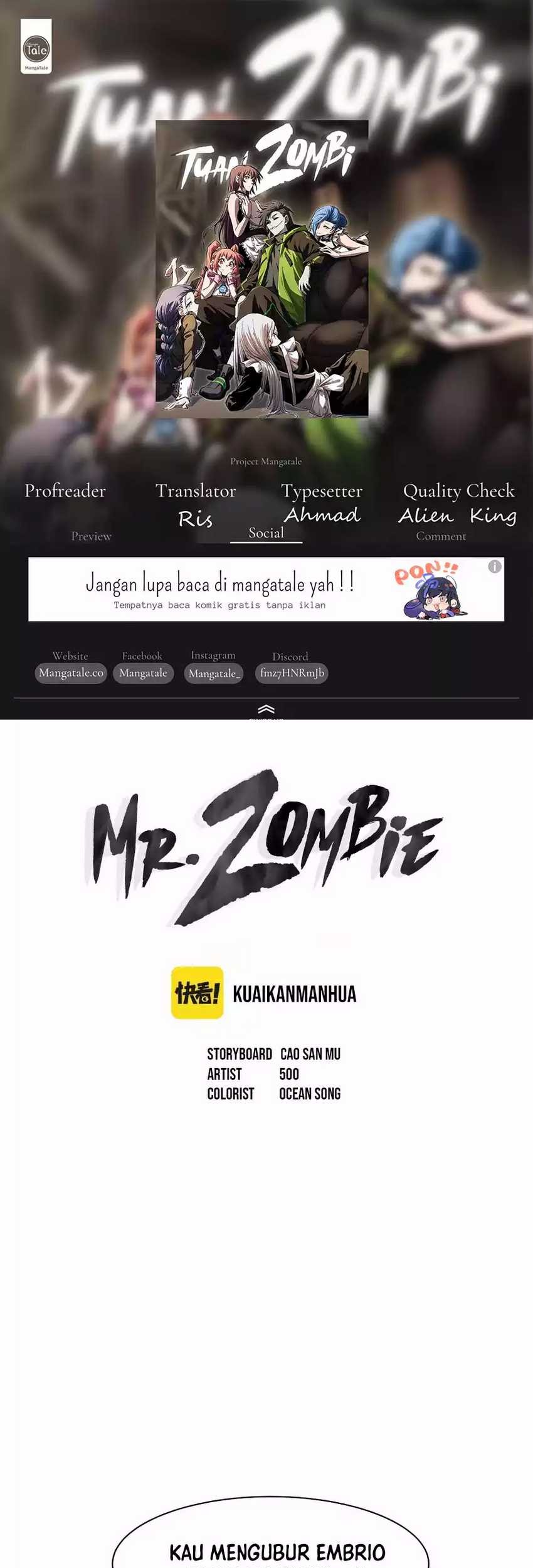 Komik Mr. Zombie Chapter 95 gambar 1
