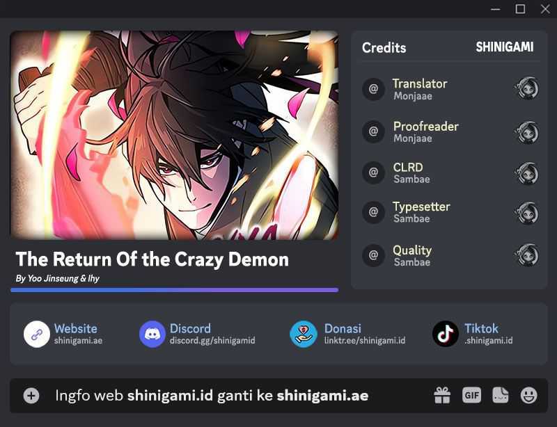 Komik Return of the Mad Demon Chapter 114 gambar 1