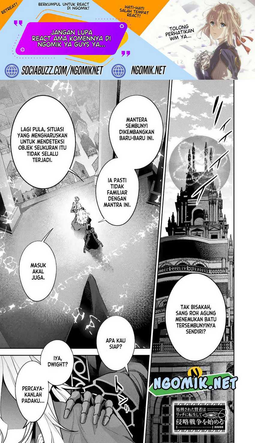 Manga The Executed Sage is Reincarnated as a Lich and Starts an All-Out War Chapter 34 gambar 2