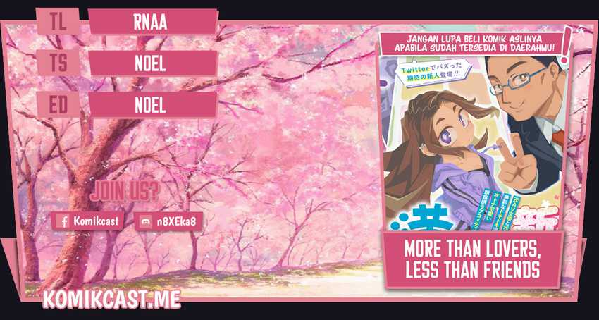 Komik More Than Lovers Less Than Friends Chapter 07 gambar 1