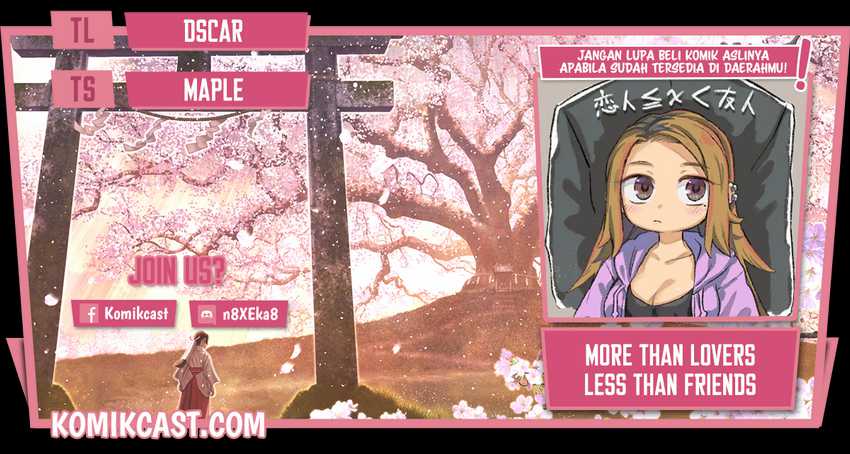 Komik More Than Lovers Less Than Friends Chapter 02 gambar 1
