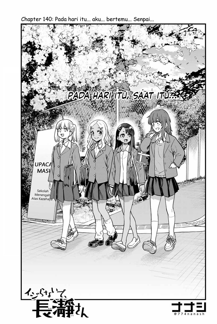Manga Ijiranaide, Nagatoro-san Chapter 140 gambar 2