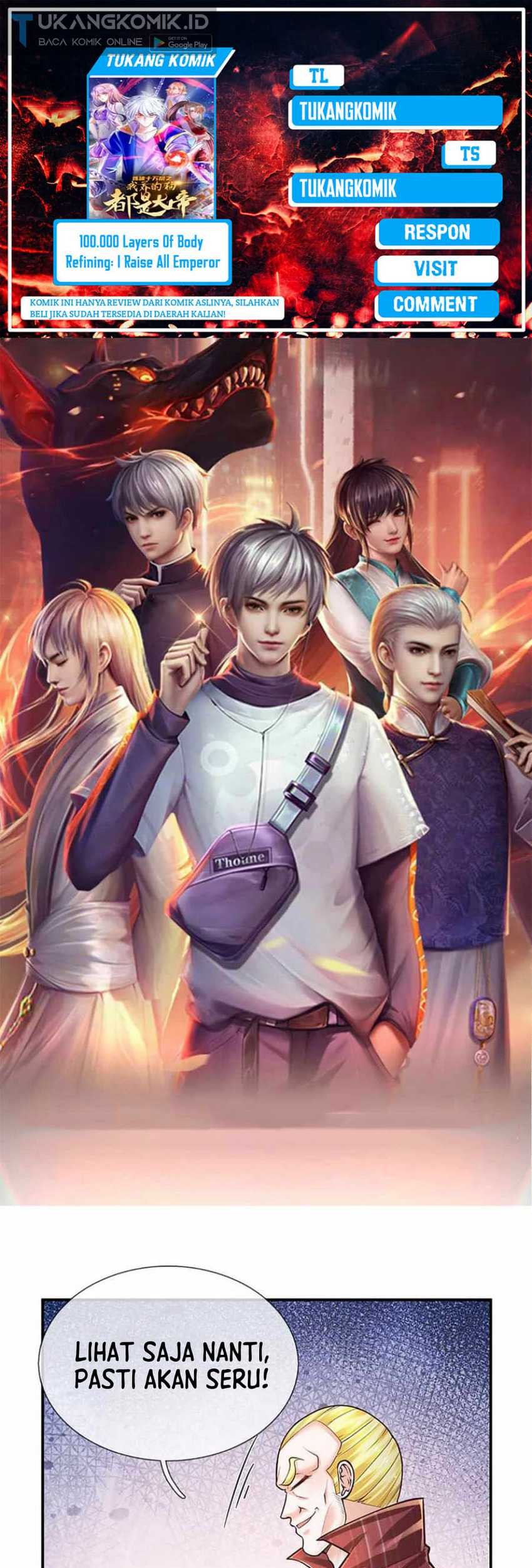 Komik 100.000 Layers Of Body Refining: I Raise All Emperor Chapter 218 gambar 1