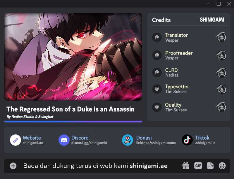 Komik The Regressed Son Of A Duke Is An Assassin Chapter 07 gambar 1