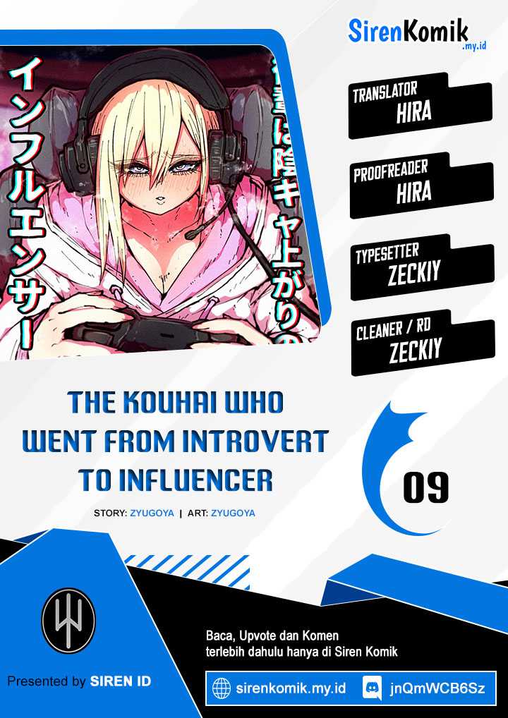 Komik Kouhai wa Inkya Agari no Infuruensaa Chapter 09 gambar 1