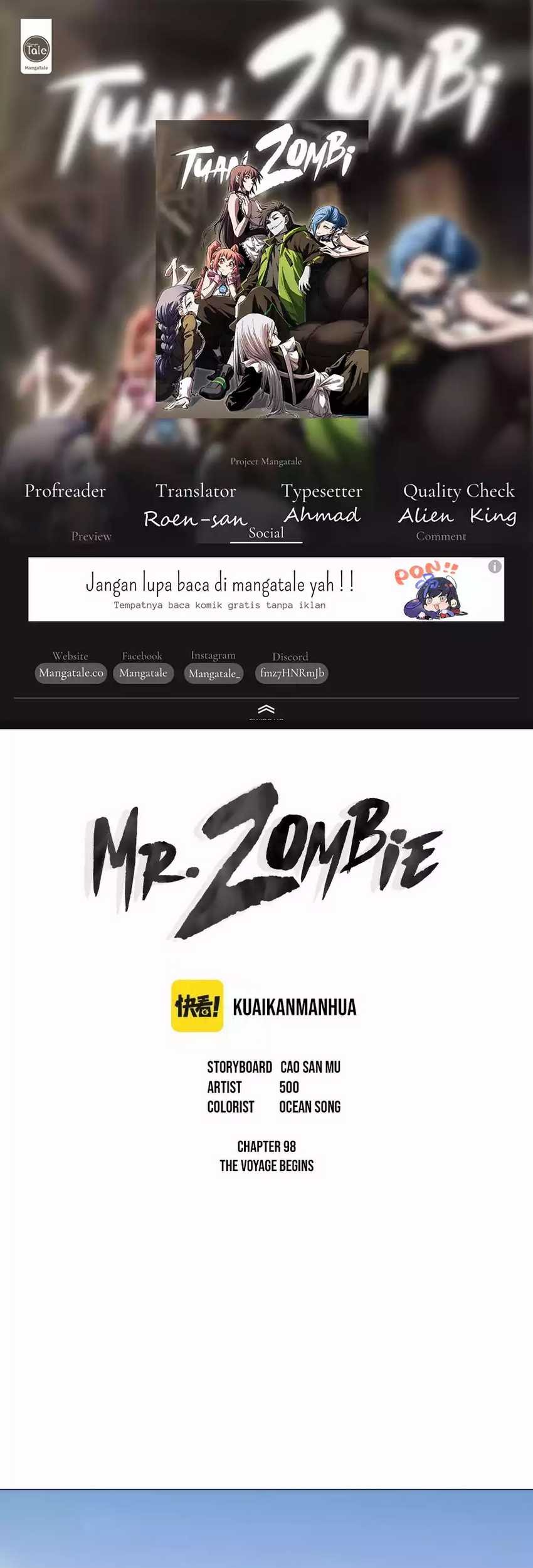 Komik Mr. Zombie Chapter 98 gambar 1