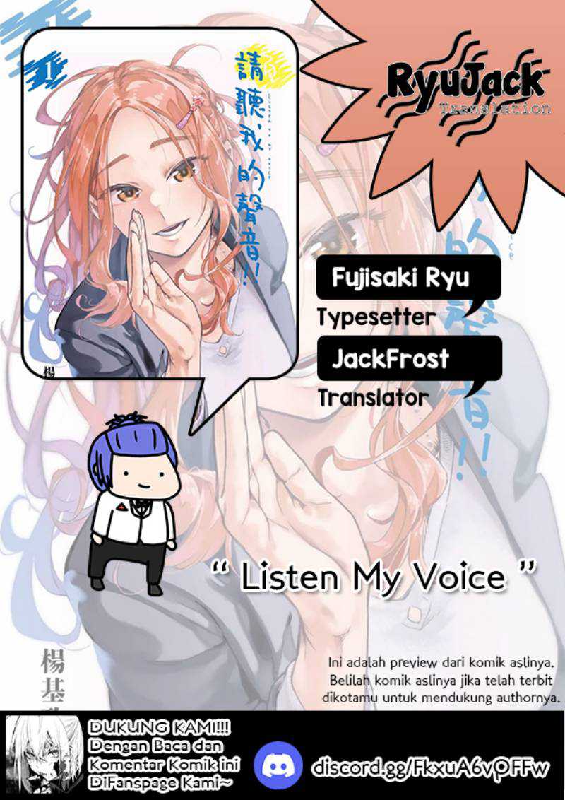 Komik Listen to My Voice!! Chapter 08 gambar 1