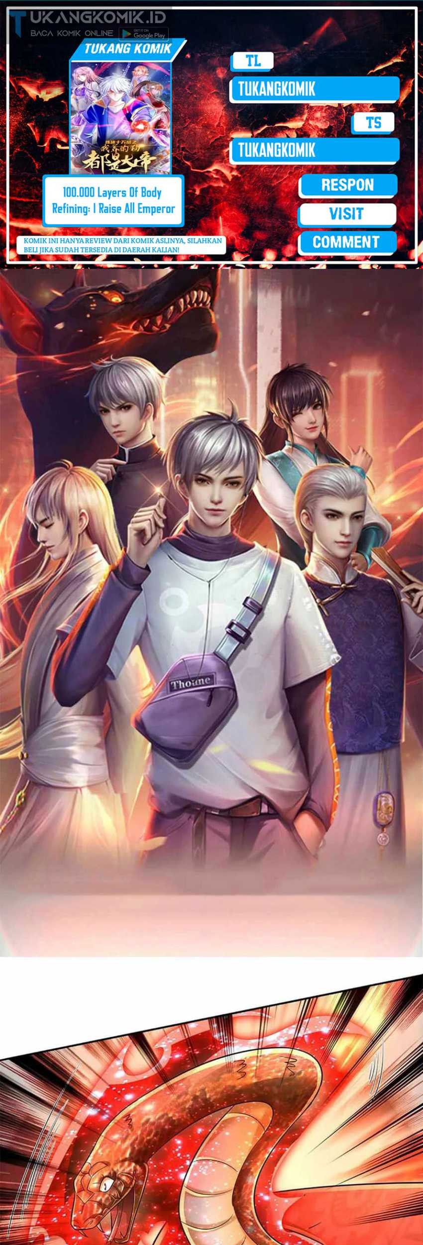 Komik 100.000 Layers Of Body Refining: I Raise All Emperor Chapter 220 gambar 1