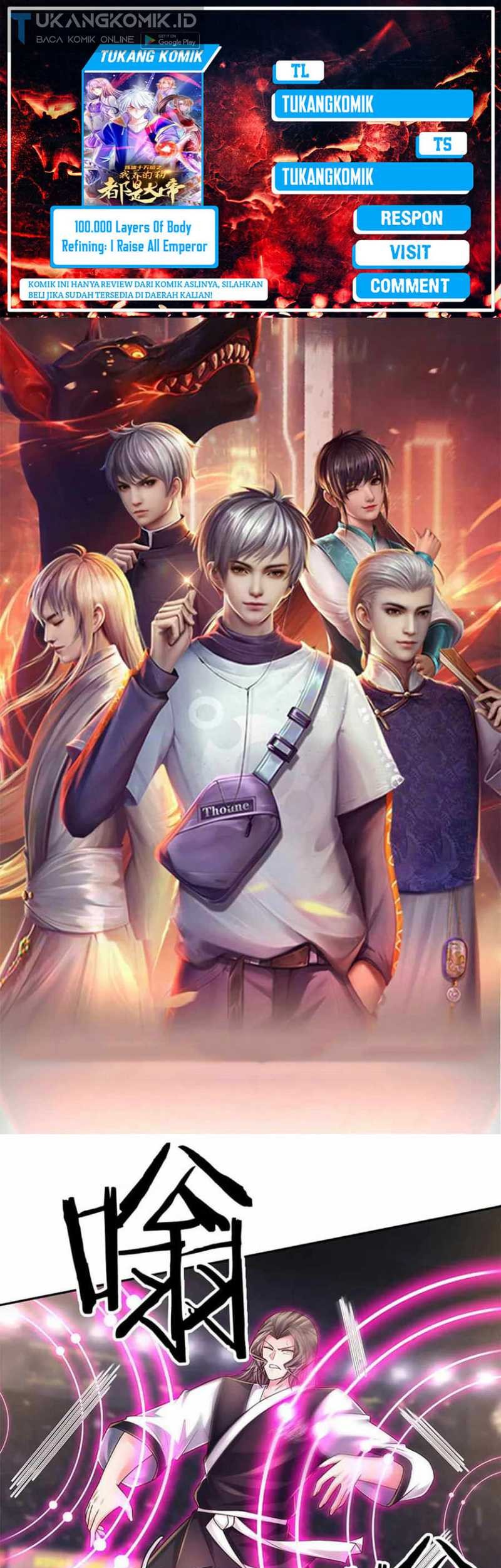Komik 100.000 Layers Of Body Refining: I Raise All Emperor Chapter 219 gambar 1