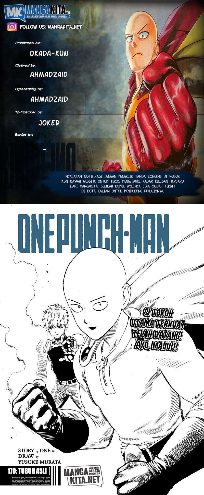 Komik One Punch Man Chapter 170 gambar 1