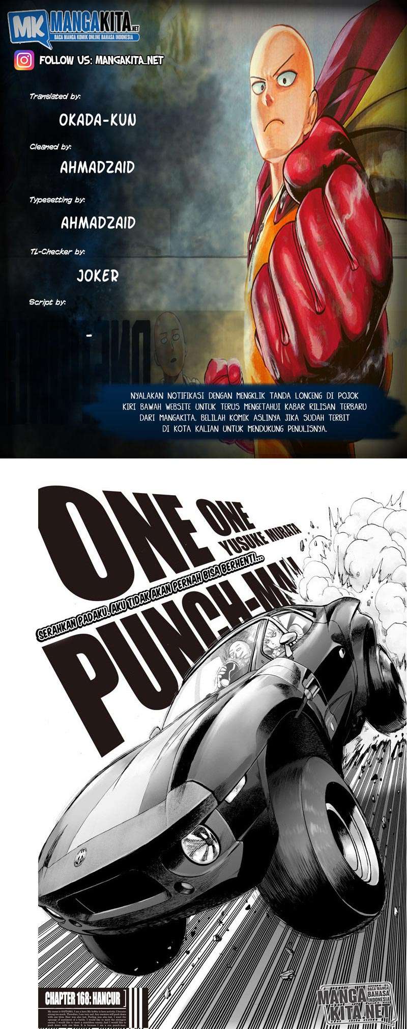 Komik One Punch Man Chapter 168 gambar 1