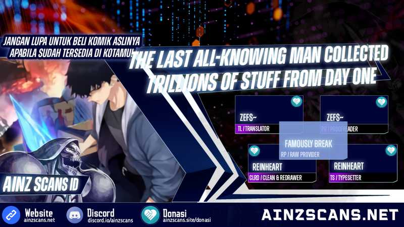 Komik The Last All-Knowing Man Collected Trillions of Stuff from Day One Chapter 04 gambar 1