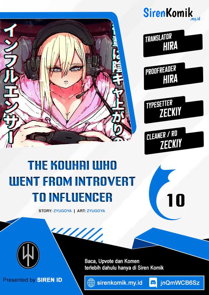 Komik Kouhai wa Inkya Agari no Infuruensaa Chapter 10 gambar 1