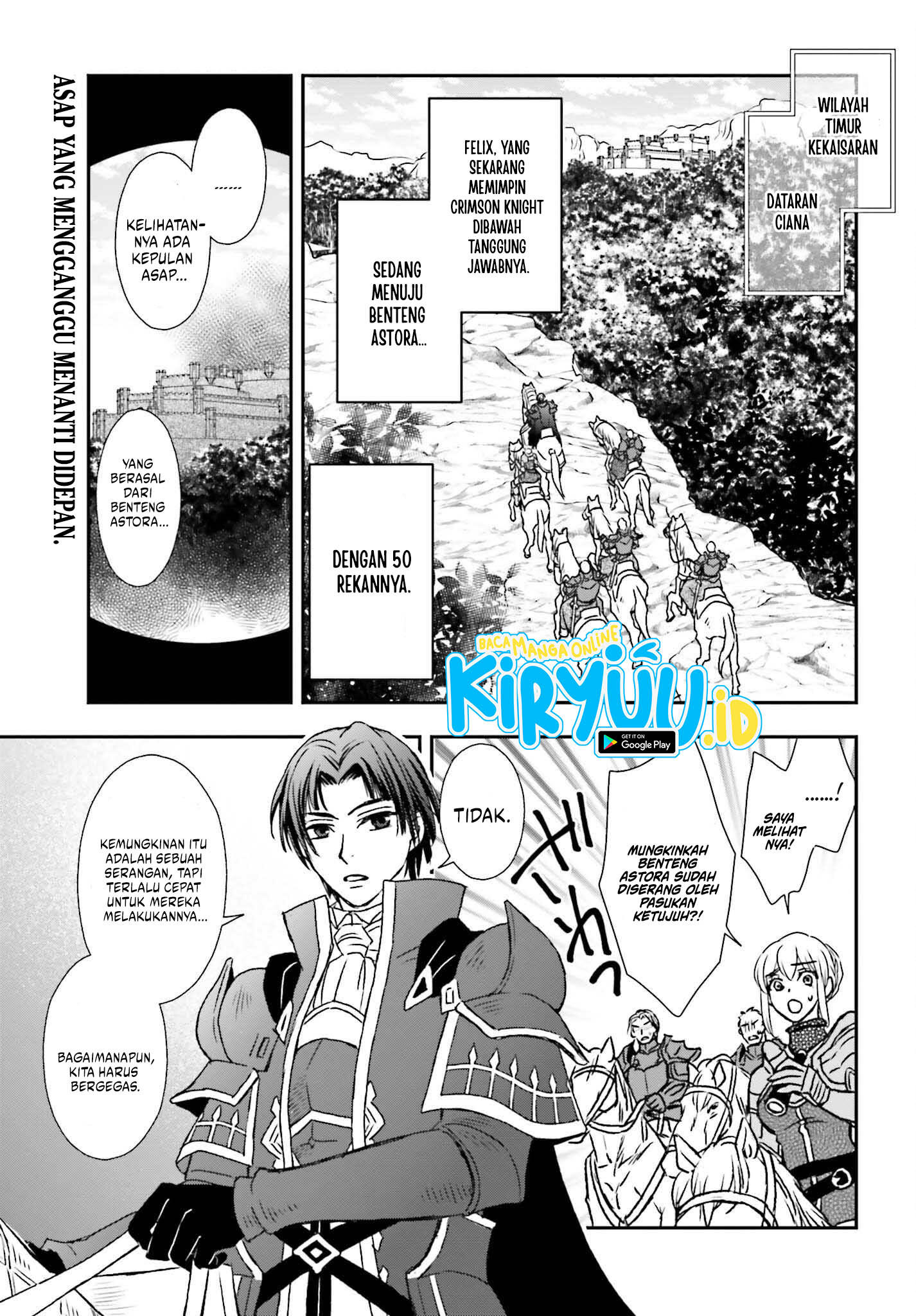 Manga Shinigami ni Sodaterareta Shoujo wa Shikkoku no Tsurugi wo Mune ni Idaku Chapter 45 gambar 2