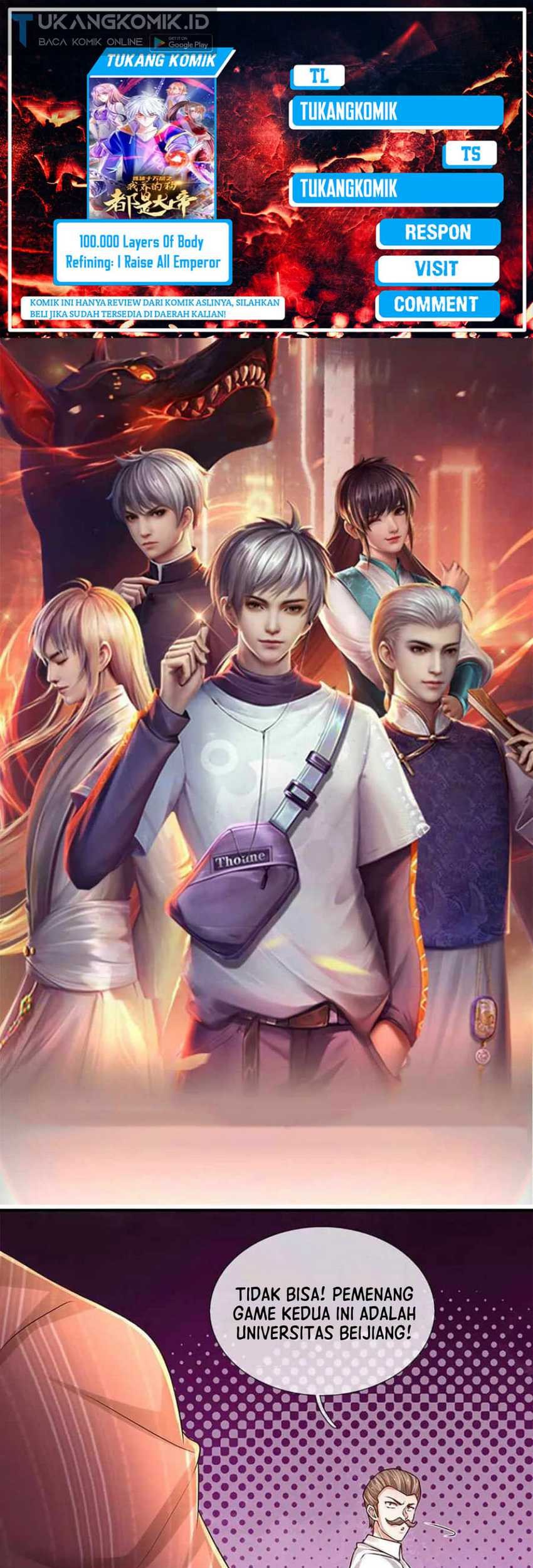 Komik 100.000 Layers Of Body Refining: I Raise All Emperor Chapter 223 gambar 1