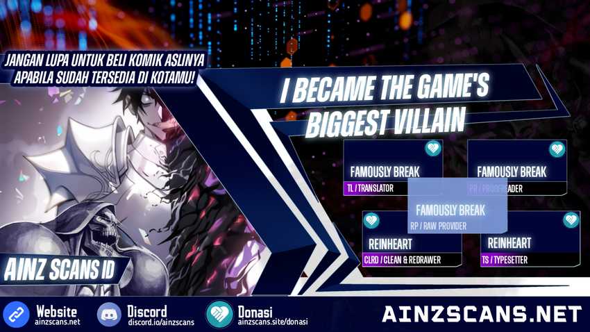 Komik I Became The Game’s Biggest Villain Chapter 18 gambar 1
