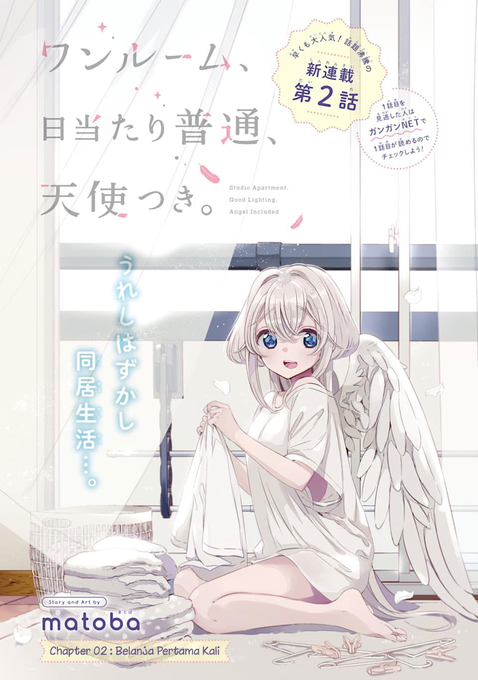 Manga One Room, Hiatari Futsuu, Tenshi-tsuki Chapter 2 gambar 2