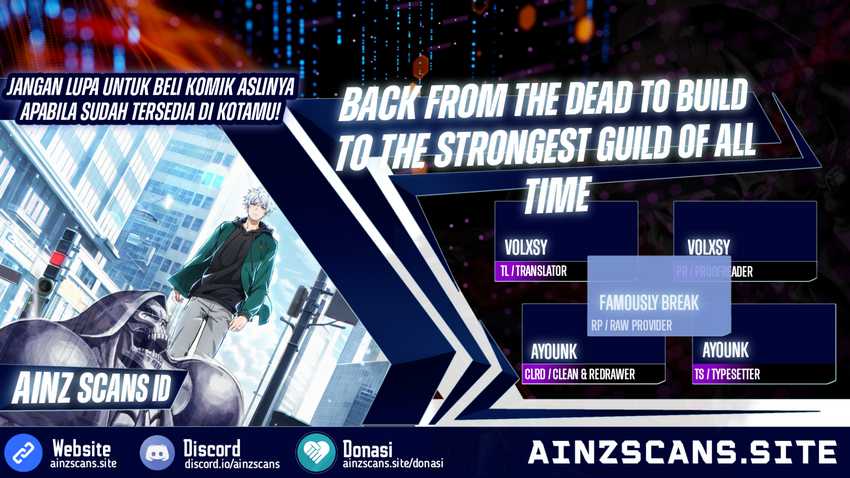 Komik Back From The Dead To Build To The Strongest Guild Of All Time Chapter 02 gambar 1
