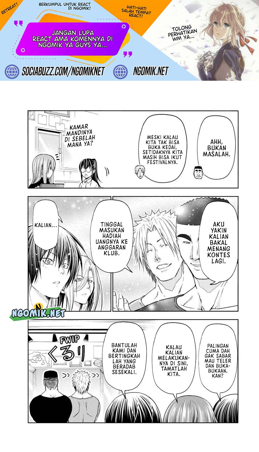 Manga Grand Blue Chapter 91.2 gambar 2