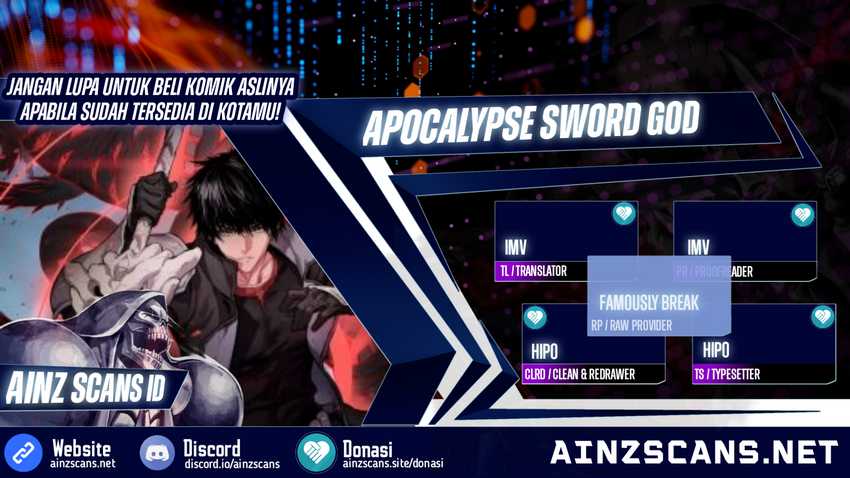 Komik Apocalypse Sword God Chapter 02 gambar 1