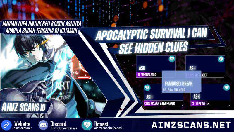 Komik Surviving in the Apocalypse: I Can See Hidden Clues Chapter 15 gambar 1