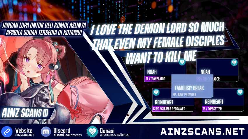 Komik I Love the Demon Lord So Much That Even My Female Disciples Want to Kill Me Chapter 10 gambar 1