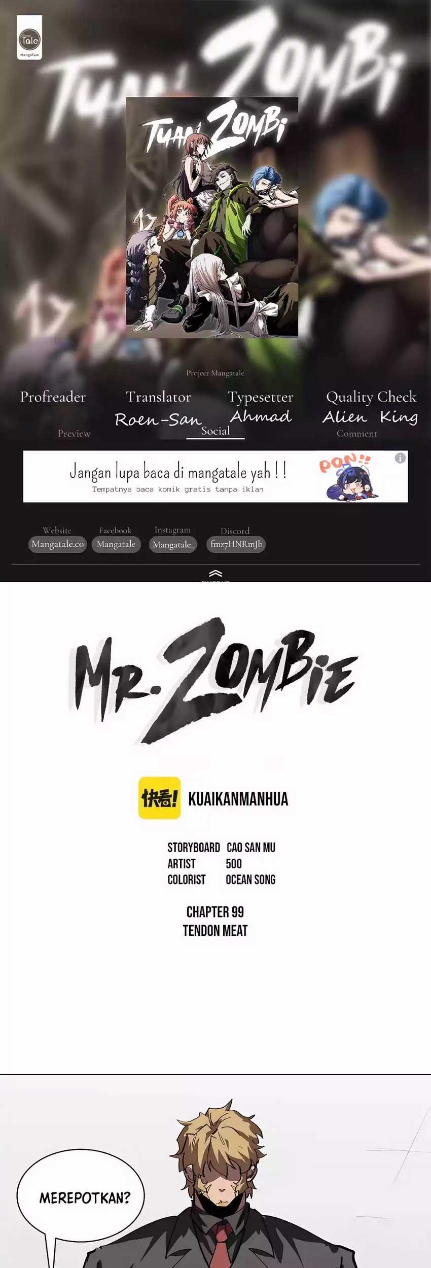 Komik Mr. Zombie Chapter 99 gambar 1