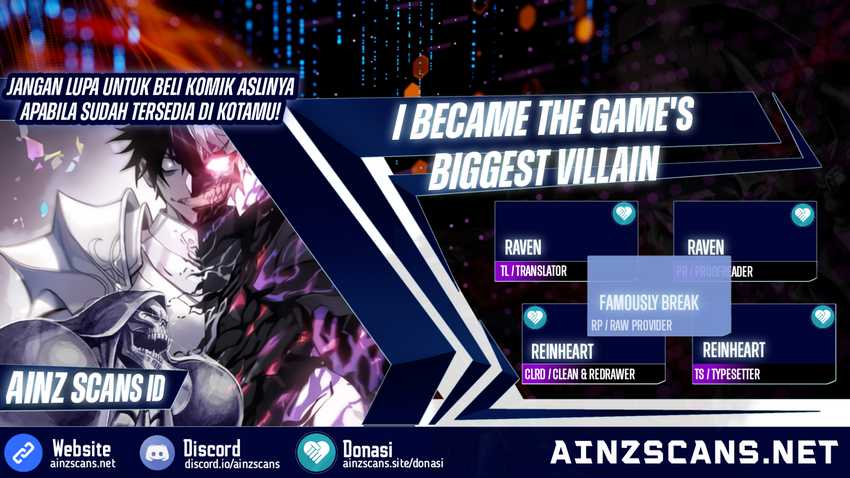Komik I Became The Game’s Biggest Villain Chapter 20 gambar 1