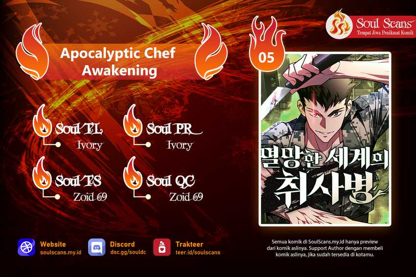 Komik Apocalyptic Chef Awakening Chapter 05 gambar 1