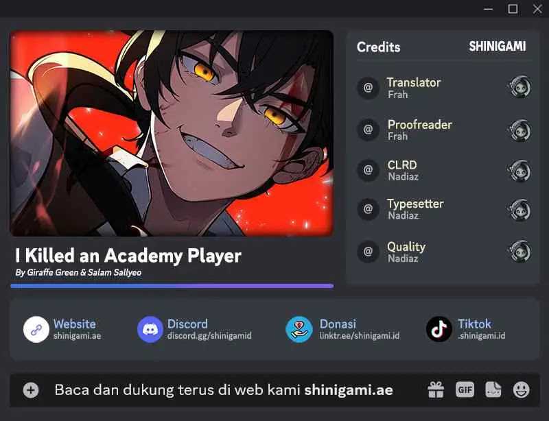 Komik I Killed An Academy Player Chapter 30 gambar 1