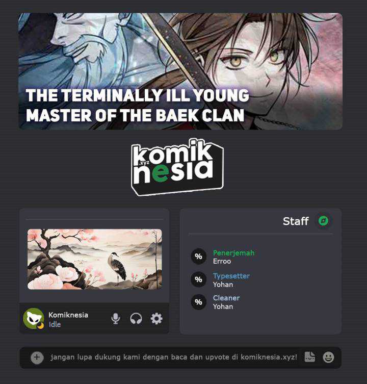 Komik The Terminally Ill Young Master of the Baek Clan Chapter 37 gambar 1