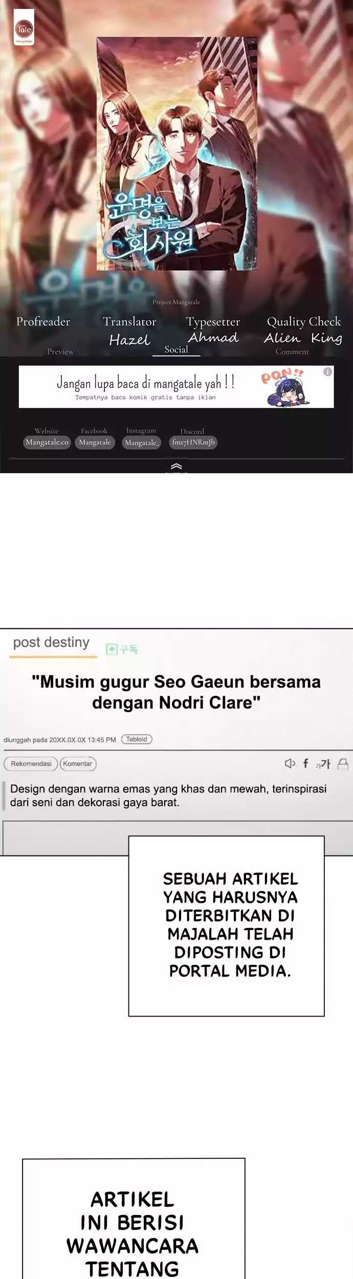 Komik Office Worker Who Sees Fate Chapter 29 gambar 1