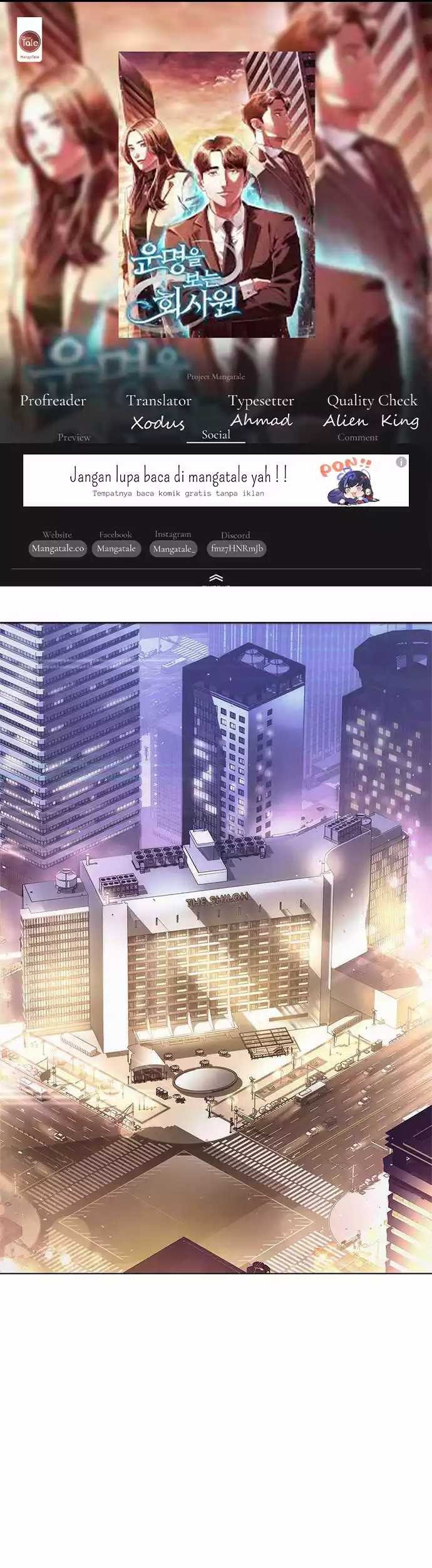 Komik Office Worker Who Sees Fate Chapter 21 gambar 1