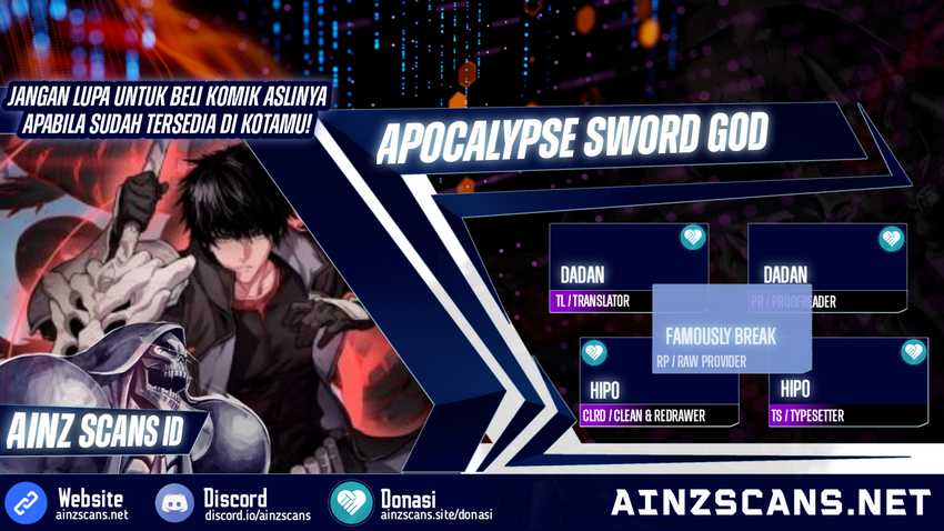 Komik Apocalypse Sword God Chapter 08 gambar 1