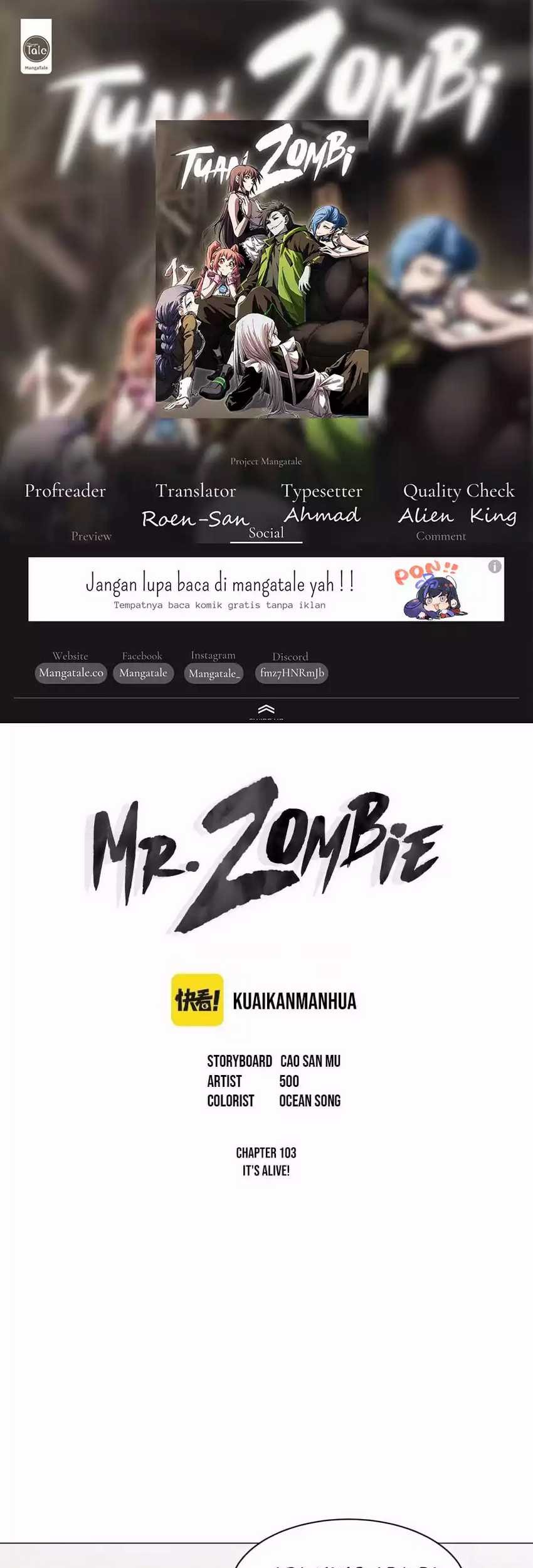 Komik Mr. Zombie Chapter 103 gambar 1
