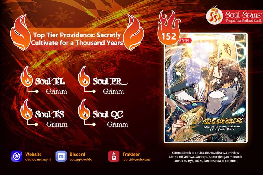Komik Top Tier Providence: Secretly Cultivate for a Thousand Years Chapter 152 gambar 1