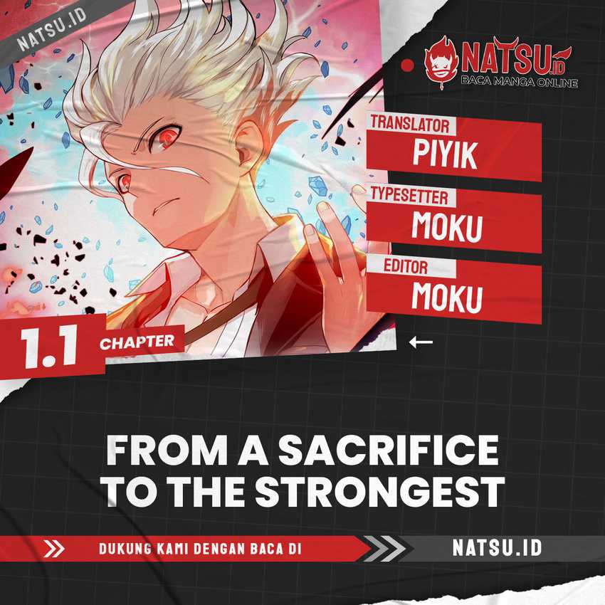 Komik From a Sacrifice to the Strongest Chapter 01.1 gambar 1