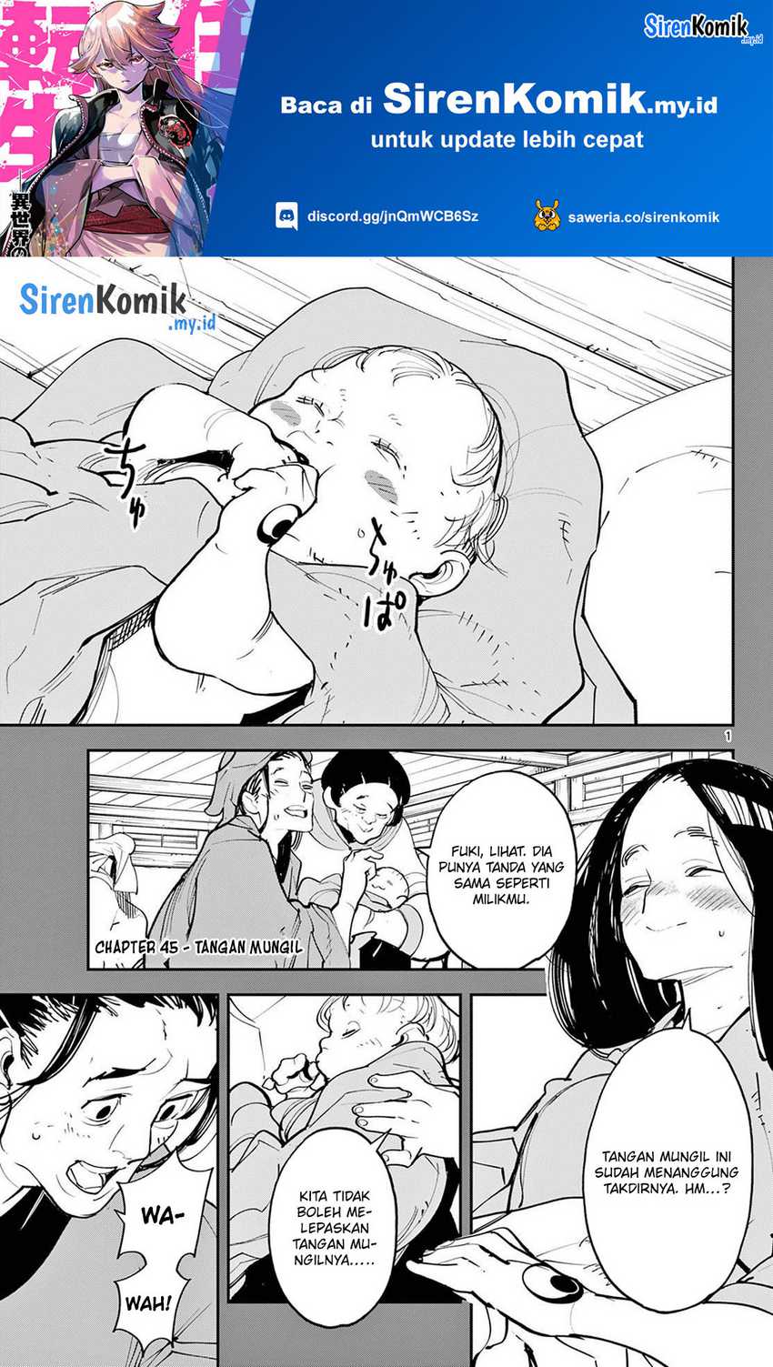 Manga Ninkyou Tensei: Isekai no Yakuzahime Chapter 45 gambar 2
