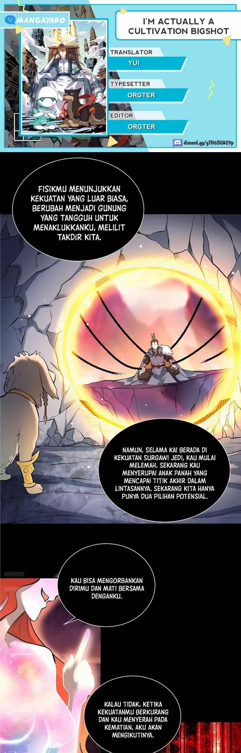 Komik I’m Actually A Cultivation Bigshot Chapter 383 gambar 1