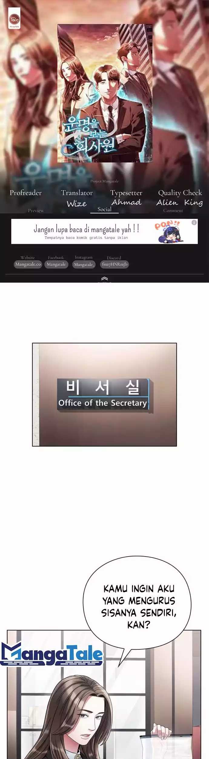 Komik Office Worker Who Sees Fate Chapter 40 gambar 1